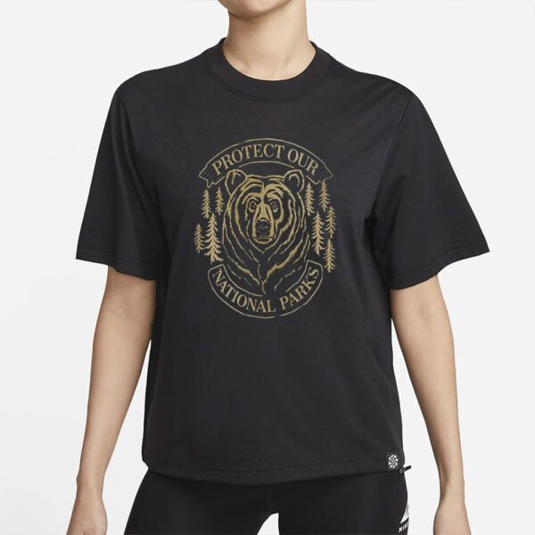 Smokey Bear Protect Our National Parks Vintage TShirt, Parks Over Profit Granola Girl Shirt, Camping Crew Tee