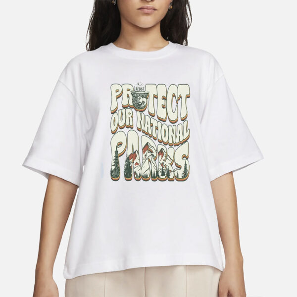 Smokey Bear Resist Png, Environmental Activism Png, National Park Png, Protect Our National Parks shirt, Parks Over Profit Granola Girl