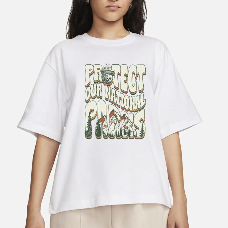 Smokey Bear Resist Png, Environmental Activism Png, National Park Png, Protect Our National Parks shirt, Parks Over Profit Granola Girl