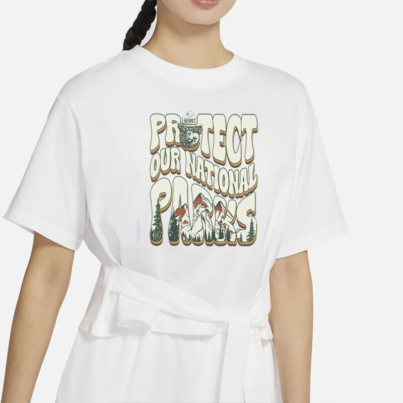 Smokey Bear Resist Png, Environmental Activism Png, National Park Png, Protect Our National Parks shirt, Parks Over Profit Granola Girl