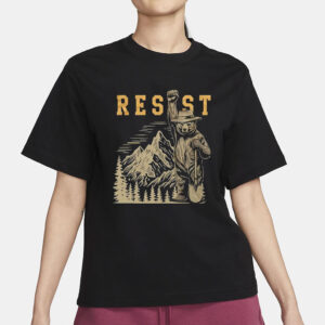 Smokey Bear Resist Shirt, Parks Over Profit Granola Girl Shirt, Protect Our National Parks T-Shirt, Camping Crew Tee, For Her