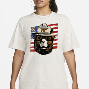 Smokey The Bear Shirt, Resist Shirt, National Parks Shirt, National Forest Shirt, Anti Trump Shirt, Protest Shirt, Support Parks Shirt