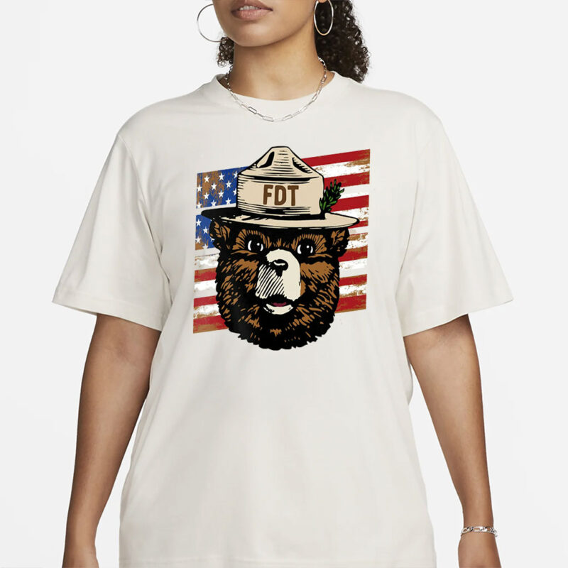 Smokey The Bear Shirt, Resist Shirt, National Parks Shirt, National Forest Shirt, Anti Trump Shirt, Protest Shirt, Support Parks Shirt