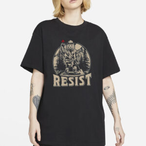 Smokey The Bear Shirt, Resist T-shirt, National Parks Tee Gift, National Forest Shirt, Anti Trump Shirt, Protest T-shirt, Support Parks