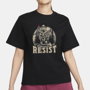 Smokey The Bear Shirt, Resist T-shirt, National Parks Tee Gift, National Forest Shirt, Anti Trump Shirt, Protest T-shirt, Support Parks