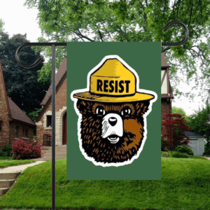Smokey the Bear Resist 2025 Flag