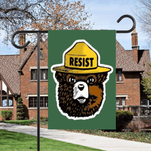Smokey the Bear Resist 2025 Flag