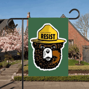 Smokey the Bear Resist 2025 Flag