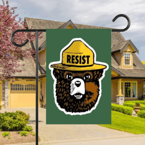 Smokey the Bear Resist 2025 Flag