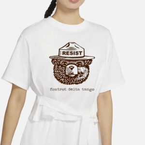 Smokey the Bear Resist Foxtrot Delta Tango Unisex Tee Shirt