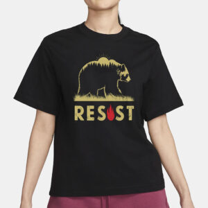 Smokey the Bear Resist t-shirt, Smokey Bear t-shirt, women Resist Bear t-shirt, men Resist Bear t-shirt