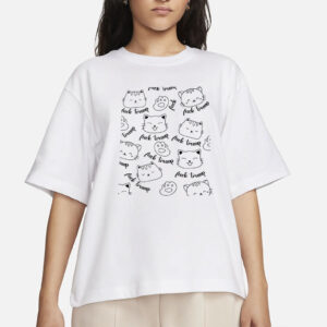 Subtle Anti Trump shirt, FDT Kitten Tee Shirt Anti Trump Gift Cottage Core Cat Wildflower Shirt Democrat Political Tee MAGA Sucks Tee