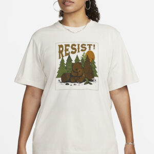 fdt resist bear t-shirt shirt protect our national parks tshirt national forest t-shirt camp tee shirt anti trump tee vintage black shirt