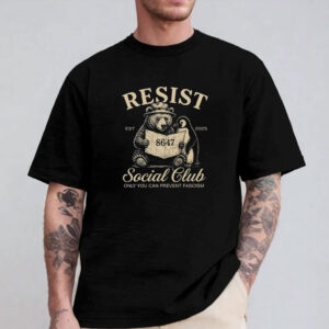 Bears Penguins RESIST Shirt, Social Club Penguins Shirt