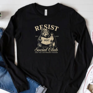 Bears Penguins RESIST Shirt, Social Club Penguins Shirt