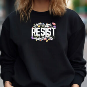 Floral Resist Shirt, Wildflower Protest Shirt