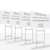 History Without Discomfort Resist Yard Sign