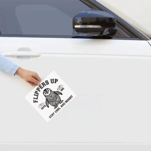 Penguins Flipping Up Sticker