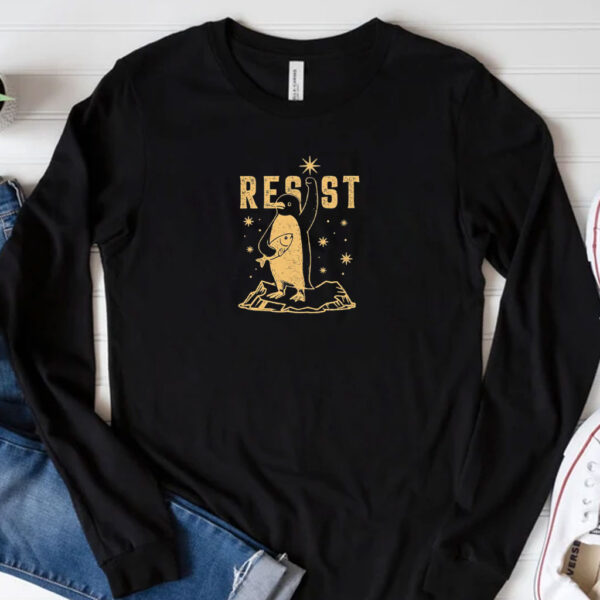 Penguins RESIST Shirt, Flippers Up Shirt