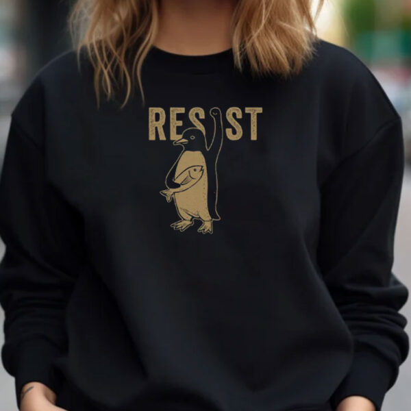 Penguins Resist Shirt, Penguins Against Tariffs Shirt