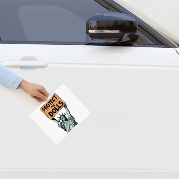 Protect The Dolls Statue Of Liberty Sticker