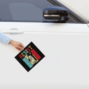 Resist Resistance Penguin USA Activism Freedom Protest Sticker