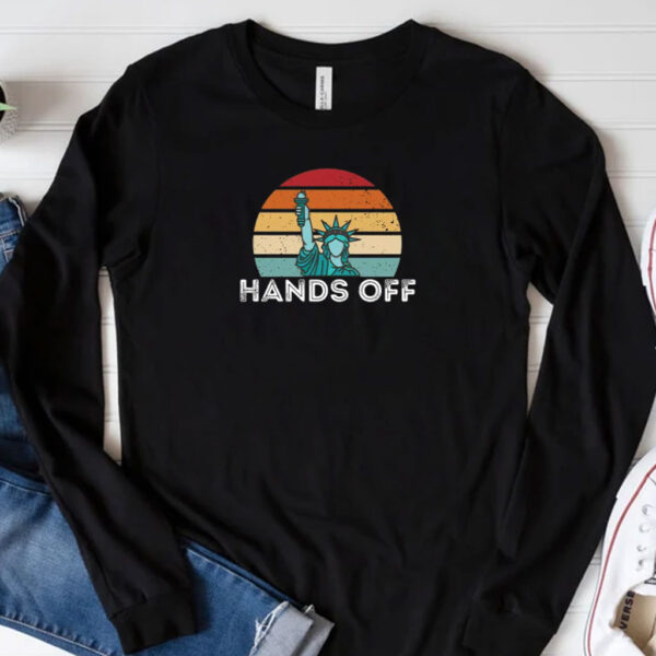 Resist Resistance Statue of Liberty Hands Off Protest T-Shirt