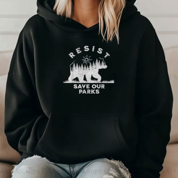 Resist Save Our Parks Alt Us National Parks Bear Shirt
