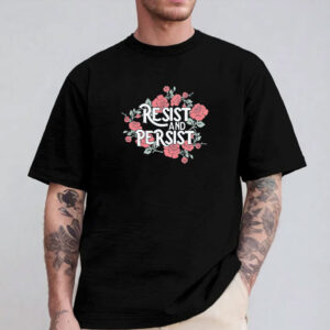 Resist and Persist, Floral, Constitution Shirt