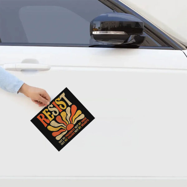 Retro 8647, Political Protest Sticker
