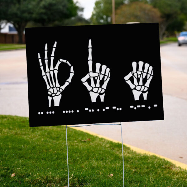 Subtle Anti Trump Yard Sign