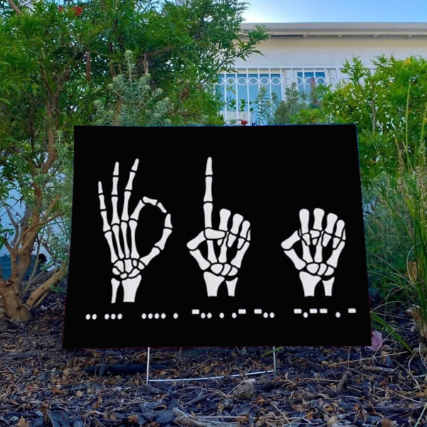 Subtle Anti Trump Yard Sign