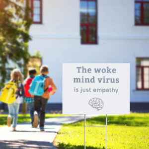 Woke Resist Yard Sign