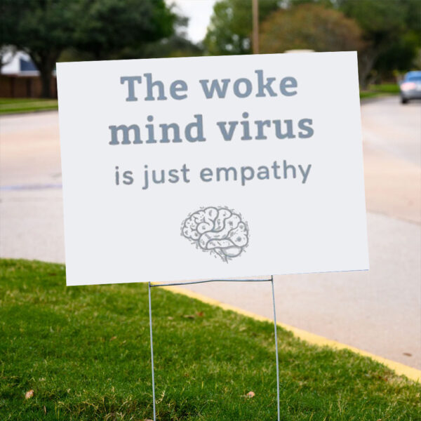Woke Resist Yard Sign