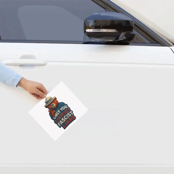 only you can resist fascist liars Sticker